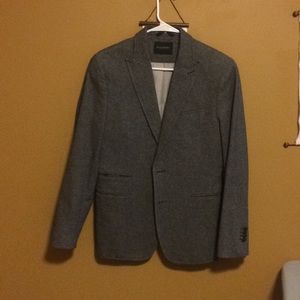 Grey suit jacket
